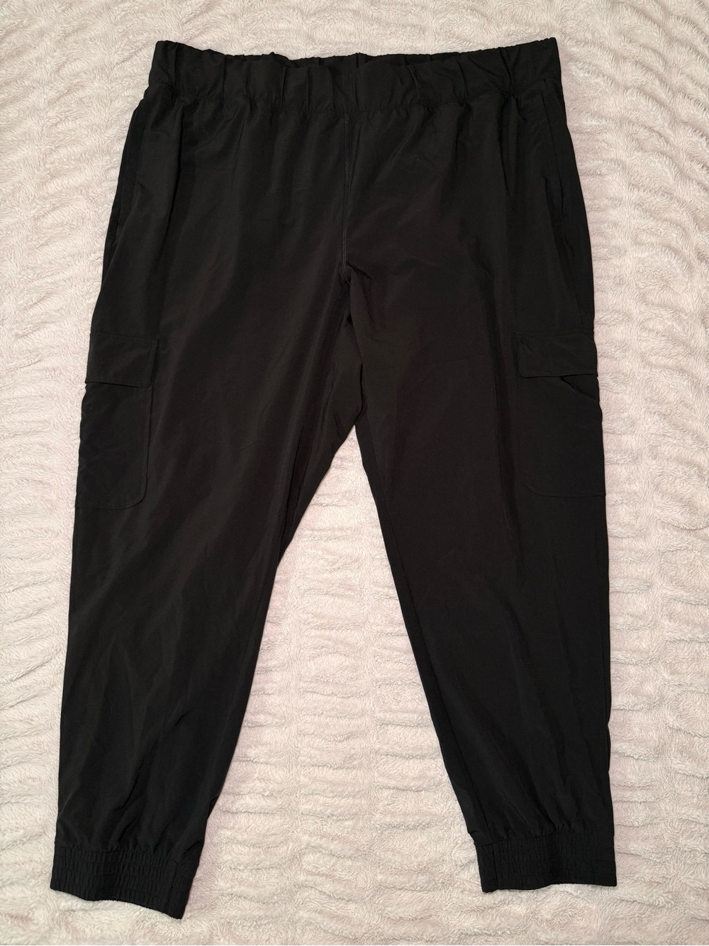 GapFit Black Cargo Jogger Pants Size XXL
